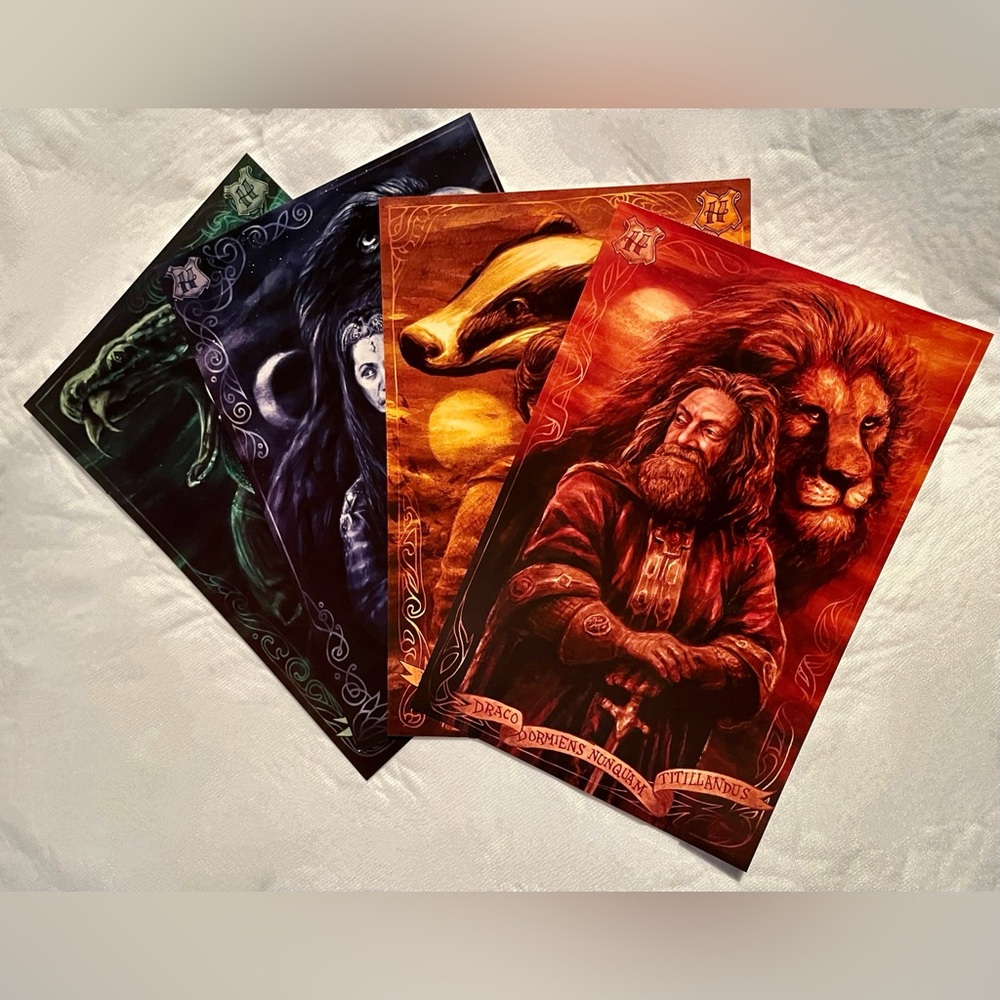 Add On - NWOT Loot Crate Harry Potter Hogwarts Founders Portraits